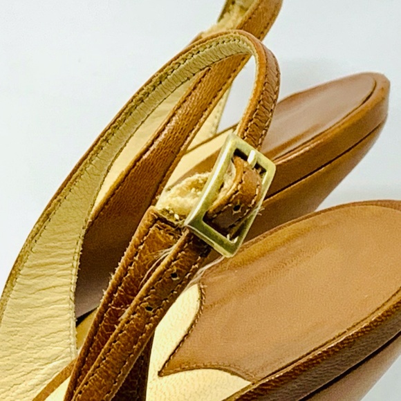 Jimmy Choo Brown Embellished Slingback Sandals - Picture 7 of 16